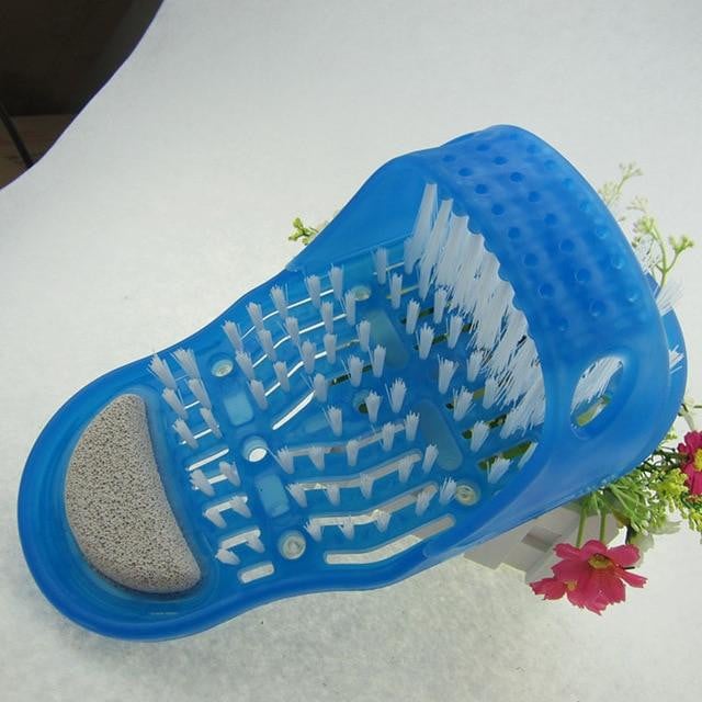 Bathroom Slippers Foot Brush - worthyhog