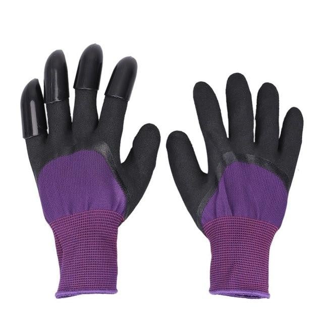 Garden Rubber Gloves With Claws - worthyhog