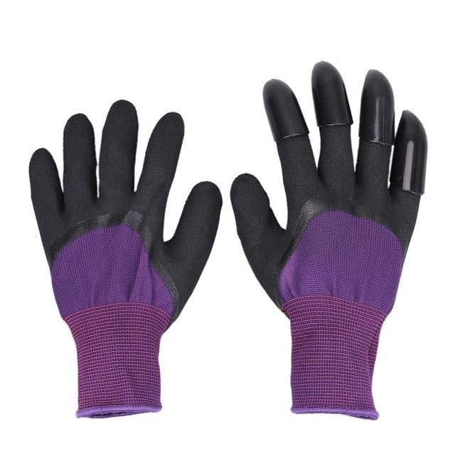 Garden Rubber Gloves With Claws - worthyhog
