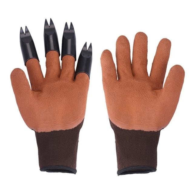 Garden Rubber Gloves With Claws - worthyhog