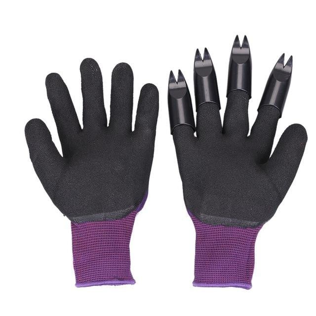 Garden Rubber Gloves With Claws - worthyhog