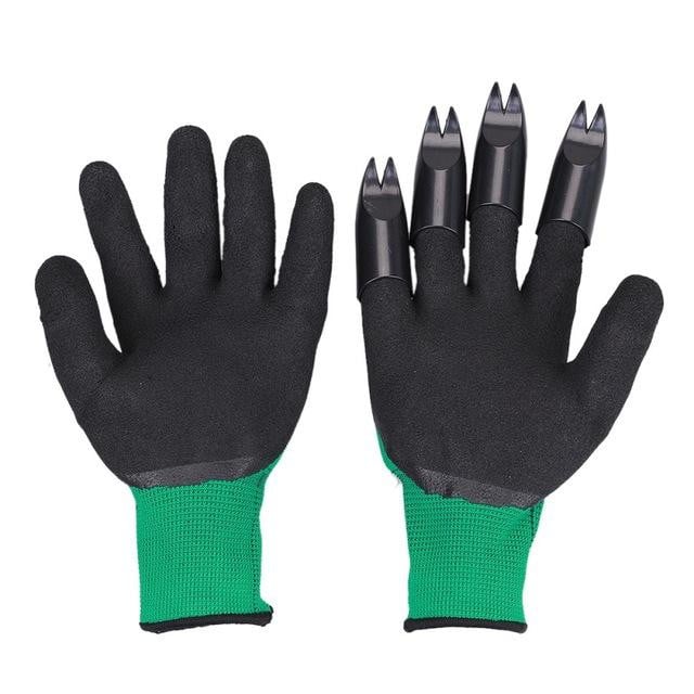 Garden Rubber Gloves With Claws - worthyhog