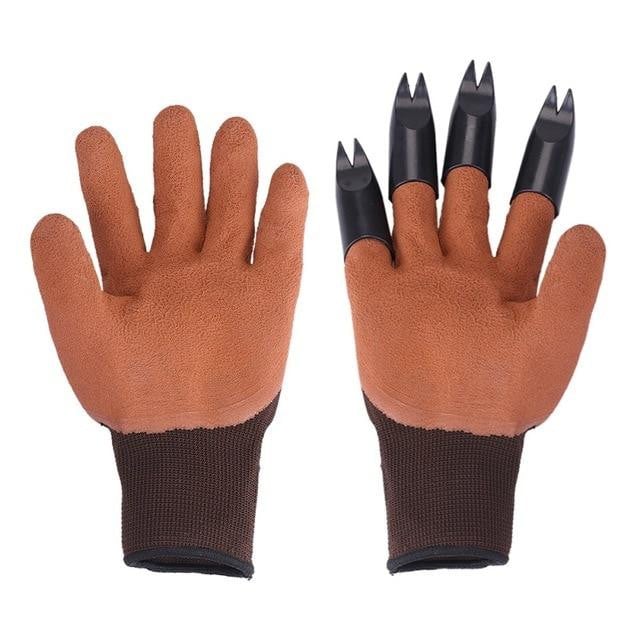 Garden Rubber Gloves With Claws - worthyhog