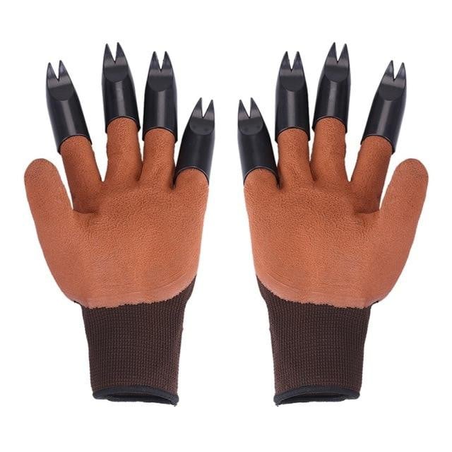 Garden Rubber Gloves With Claws - worthyhog