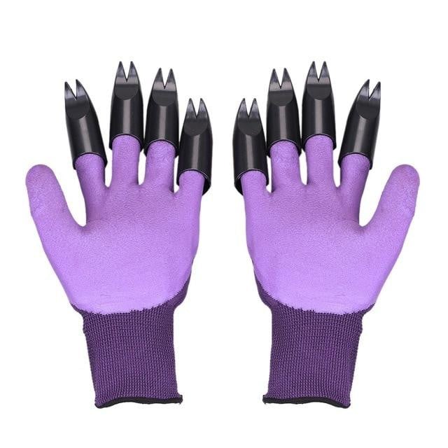 Garden Rubber Gloves With Claws - worthyhog