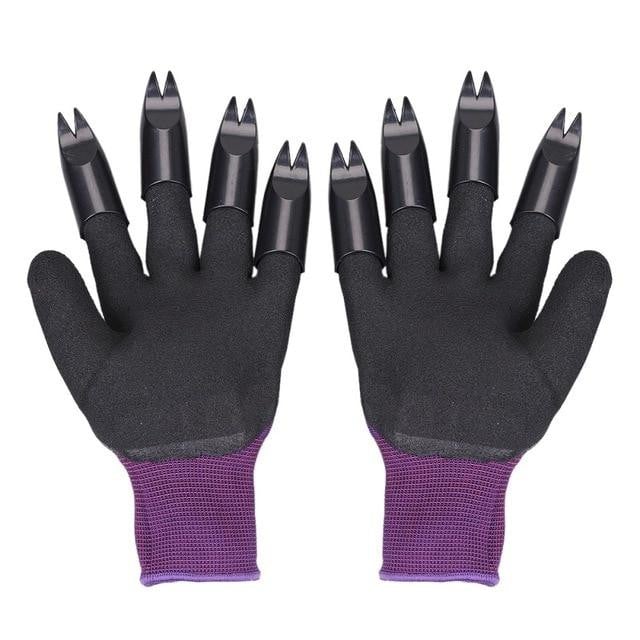 Garden Rubber Gloves With Claws - worthyhog