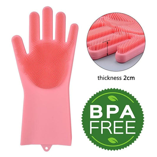 Kitchen Silicone Cleaning Gloves - worthyhog