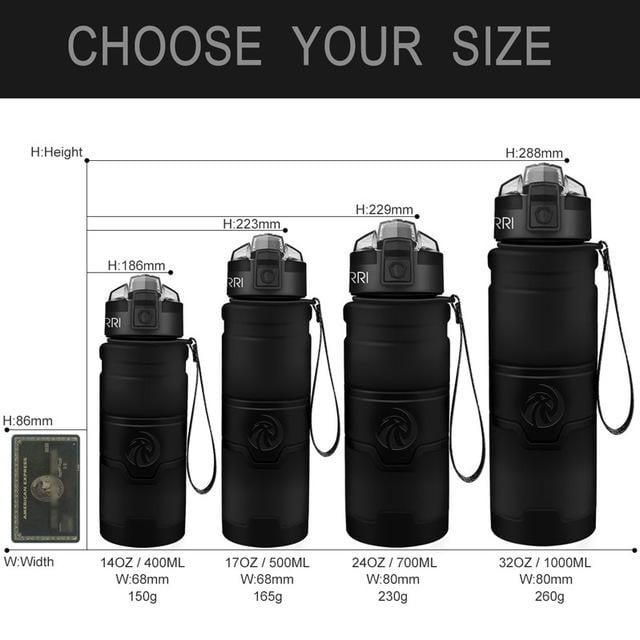 Leak Proof Protein Shaker Sports water bottle - worthyhog