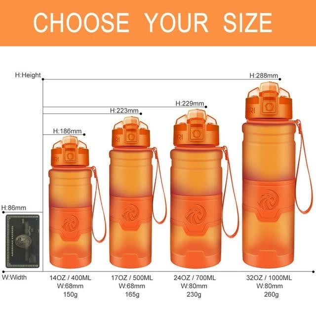 Leak Proof Protein Shaker Sports water bottle - worthyhog