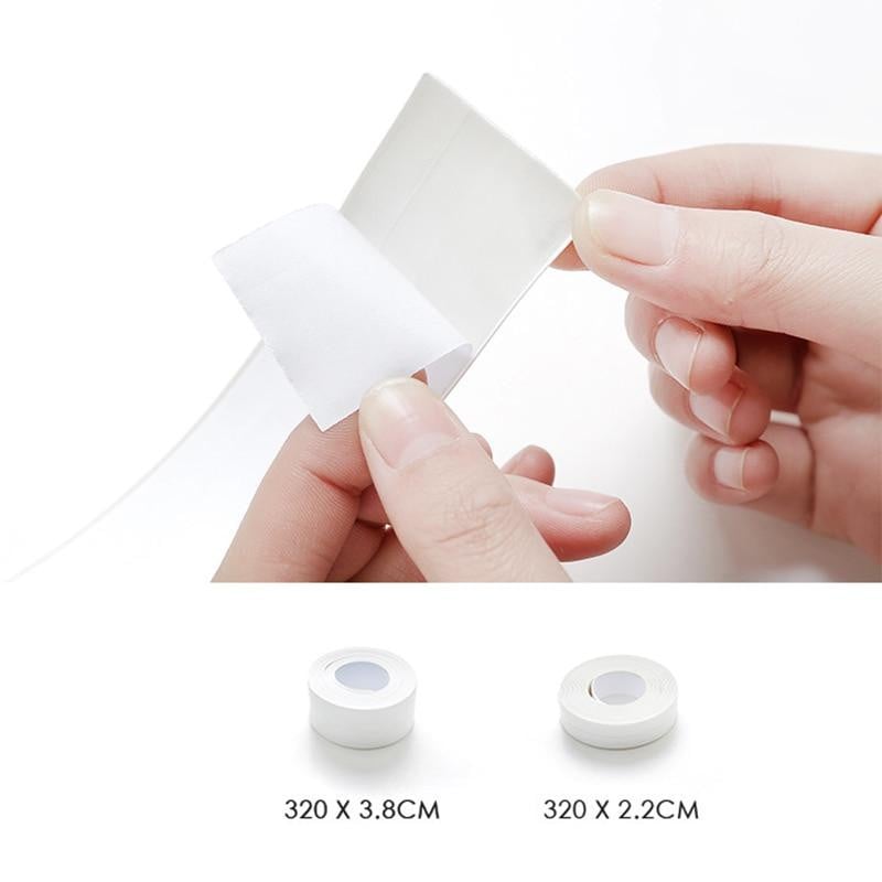 Adhesive Tape Mildew Resistant Waterproof Caulk Strip For Kitchen Sink Bathtub Toilet Wall Sealant White Home Decoer Sticker New - worthyhog