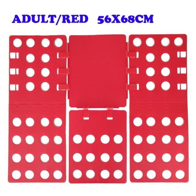 Quality Adult Kids Magic Clothes Folder T Shirts Jumpers Organizer Fold Save Time Quick Clothes Folding Board Clothes Holder - worthyhog