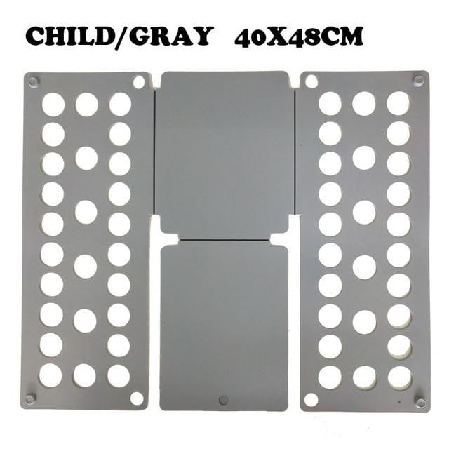 Quality Adult Kids Magic Clothes Folder T Shirts Jumpers Organizer Fold Save Time Quick Clothes Folding Board Clothes Holder - worthyhog