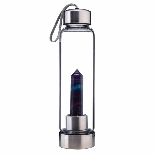 Elixir Quartz Crystal Gemstones Water Bottle - worthyhog
