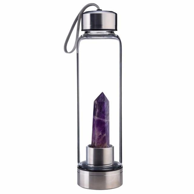 Elixir Quartz Crystal Gemstones Water Bottle - worthyhog