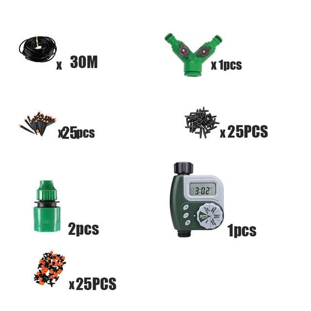 30m Automatic Self Watering Kits with Adjustable Dripper - worthyhog