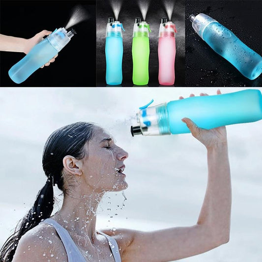 740ML frosted spray water bottle - worthyhog