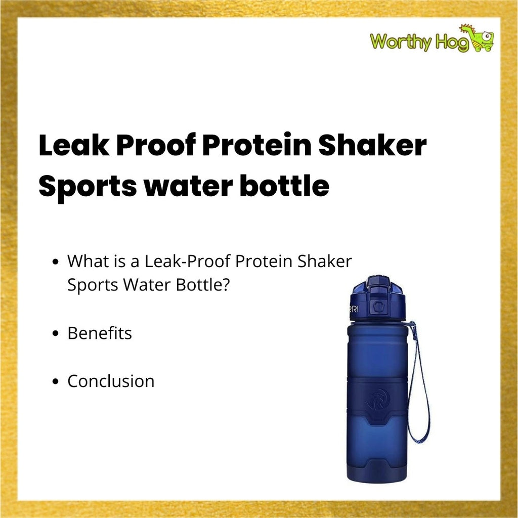 Leak Proof Protein Shaker Sports water bottle
