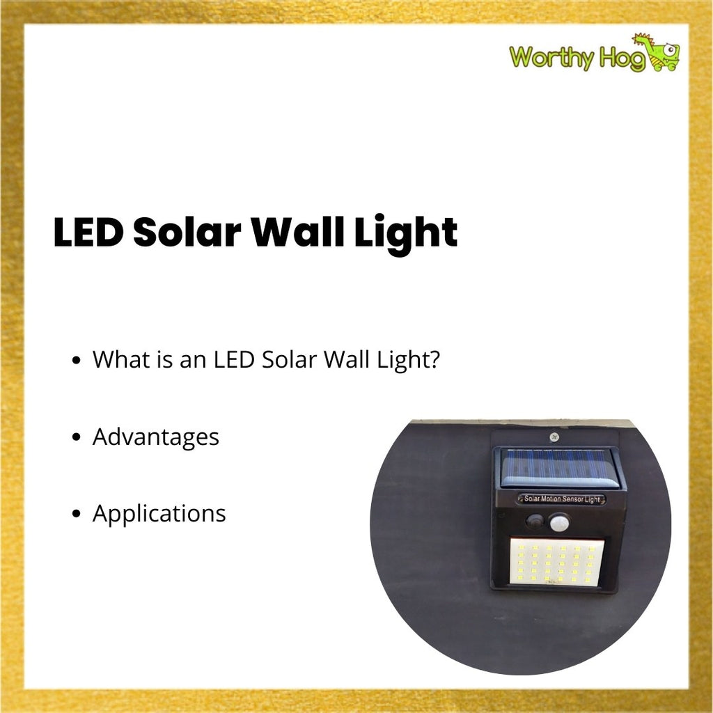 LED Solar Wall Light