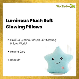 Luminous Plush Soft Glowing Pillows
