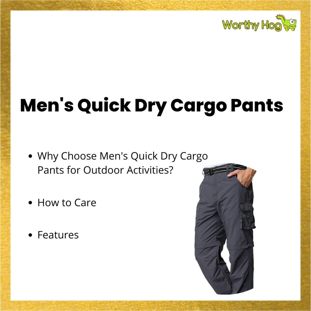 Men's Quick Dry Cargo Pants