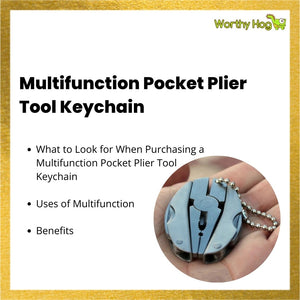 Multifunction Pocket Plier Tool Keychain