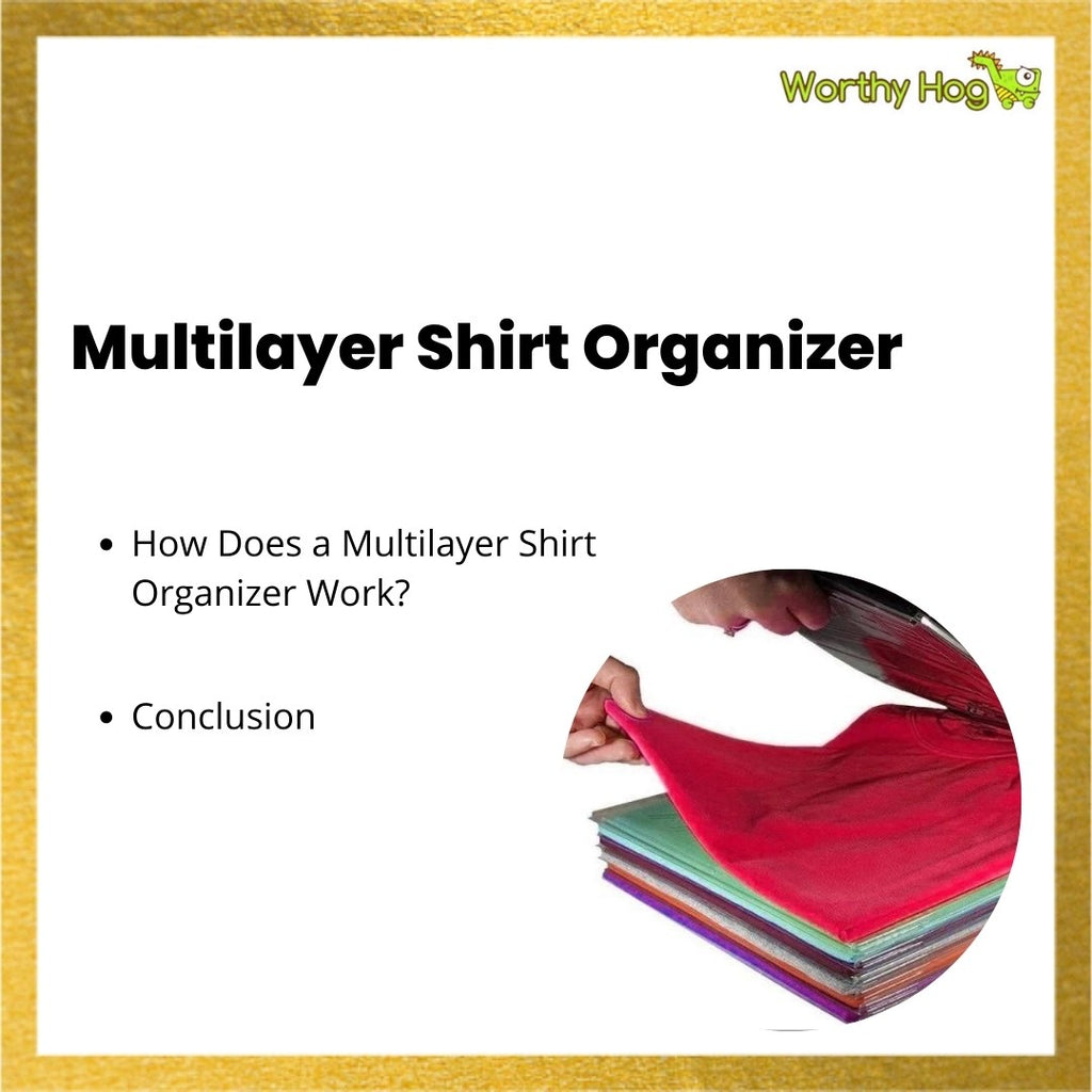 Multilayer Shirt Organizer
