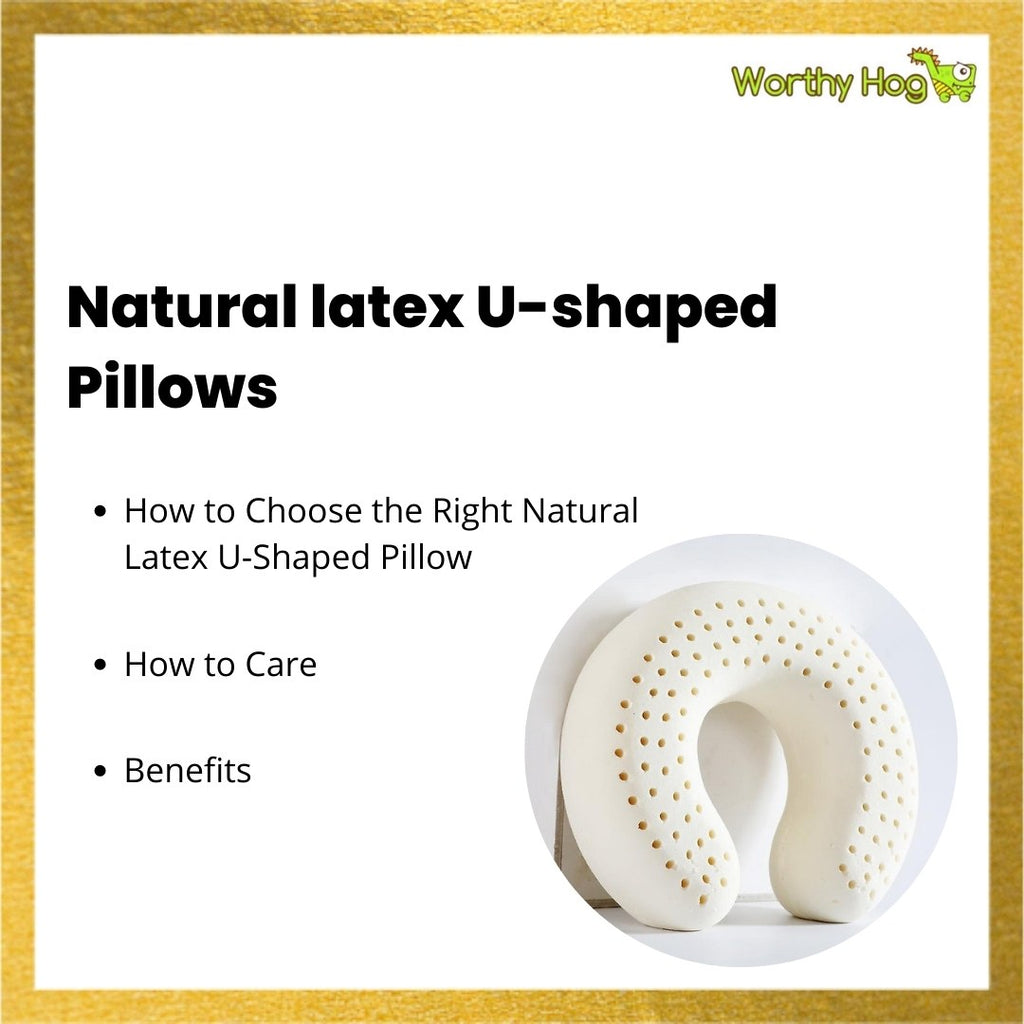 Natural latex U-shaped Pillows