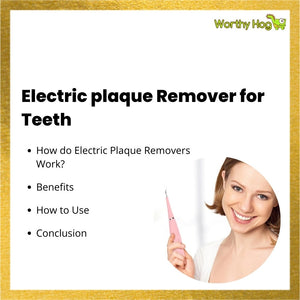 Electric plaque Remover for Teeth