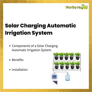 Solar Charging Automatic Irrigation System