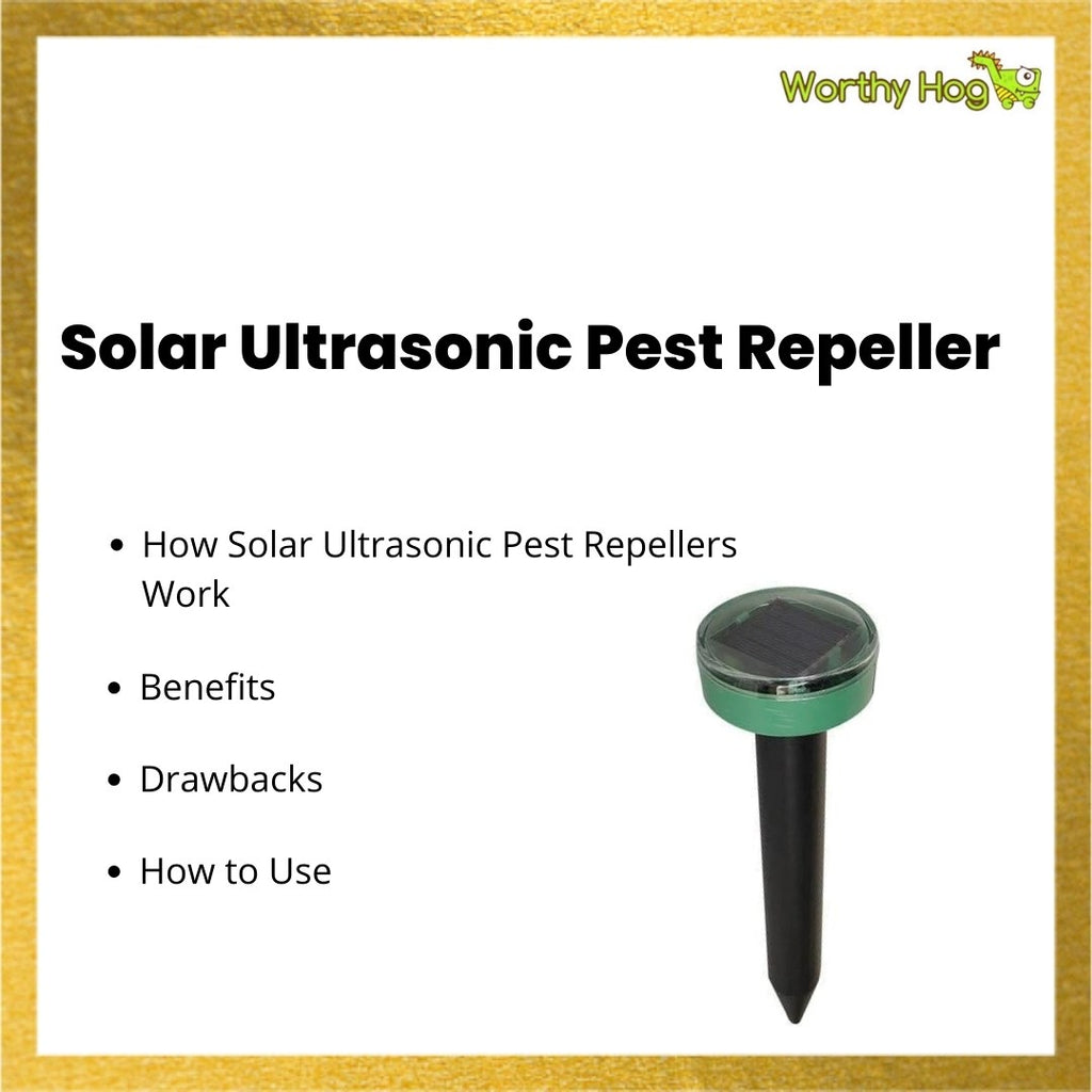 Solar Ultrasonic Pest Repeller