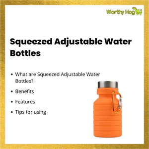 Squeezed Adjustable Water Bottles