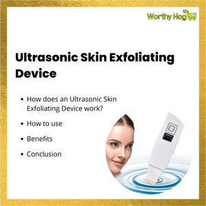 Ultrasonic Skin Exfoliating Device