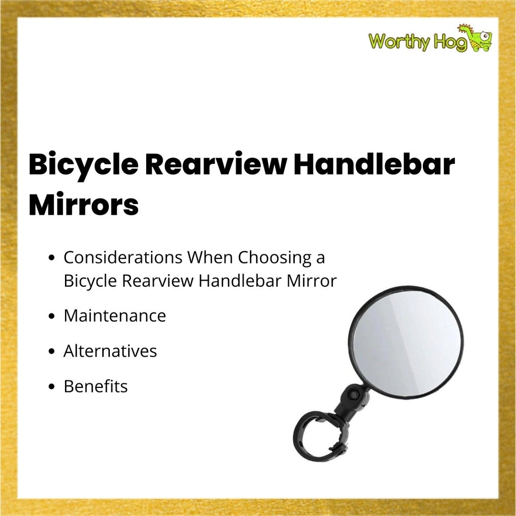 Bicycle Rearview Handlebar Mirrors