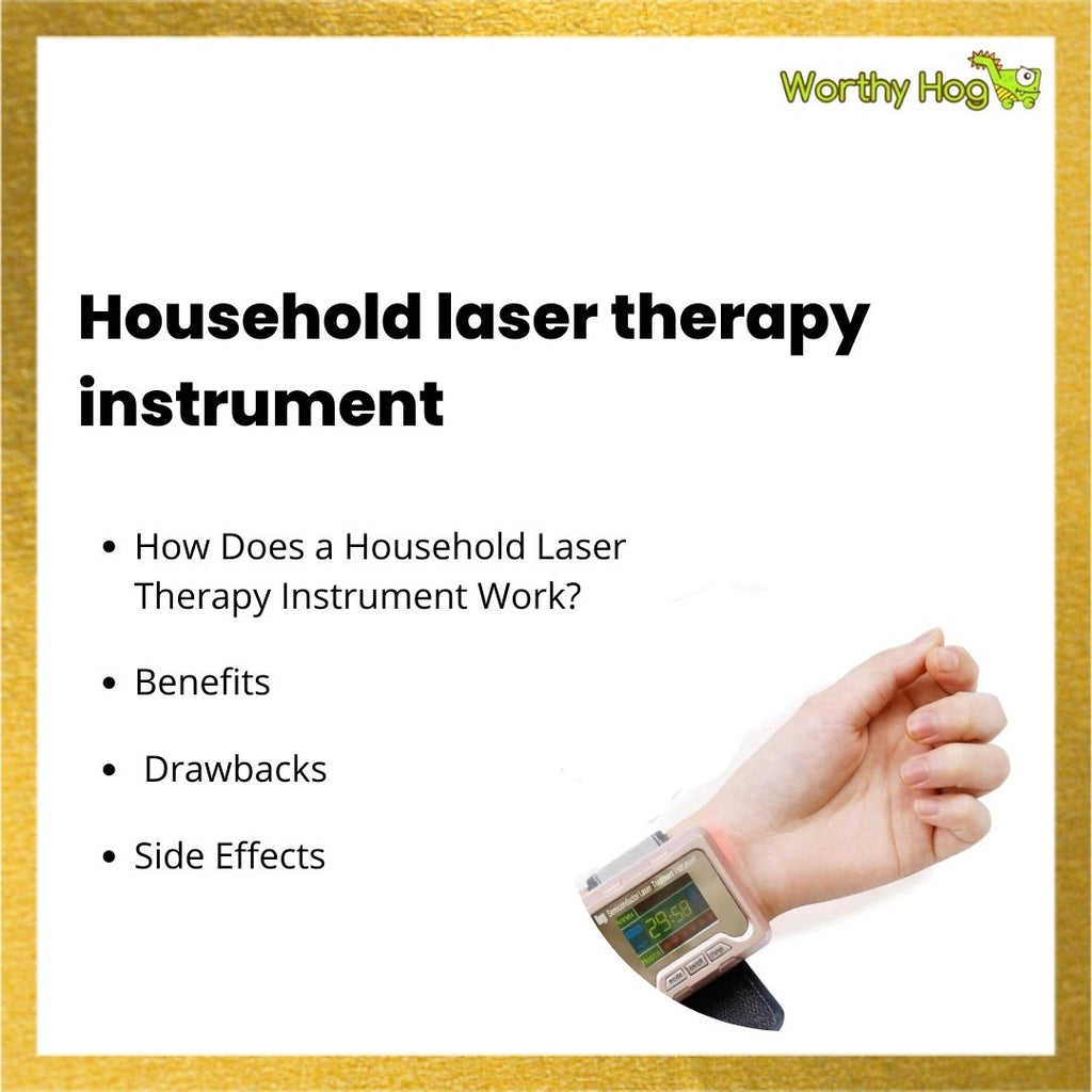 Household laser therapy instrument