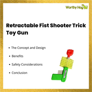 Retractable Fist Shooter Trick Toy Gun