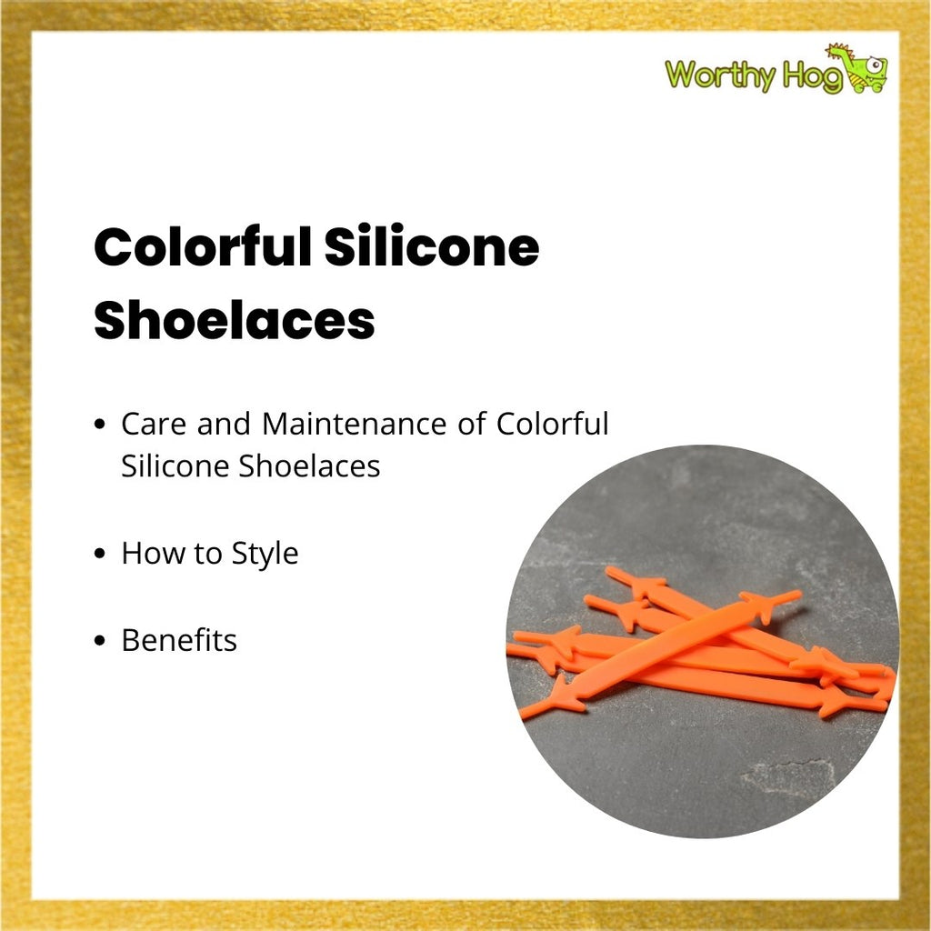 Colorful Silicone Shoelaces