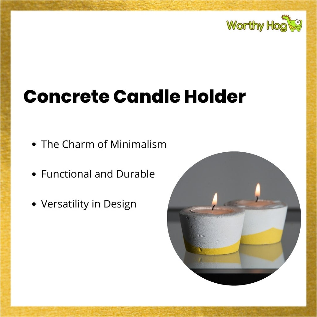 Concrete Candle Holder