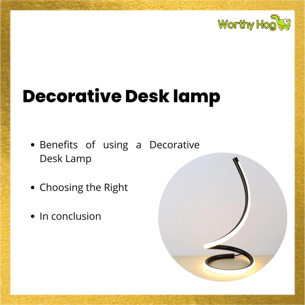 Decorative Desk lamp