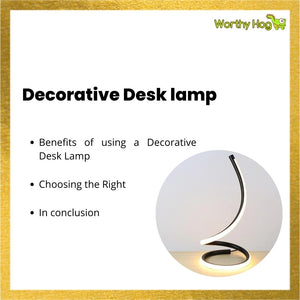 Decorative Desk lamp