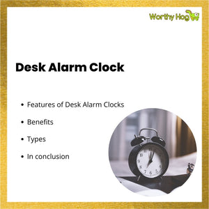 Desk Alarm Clock