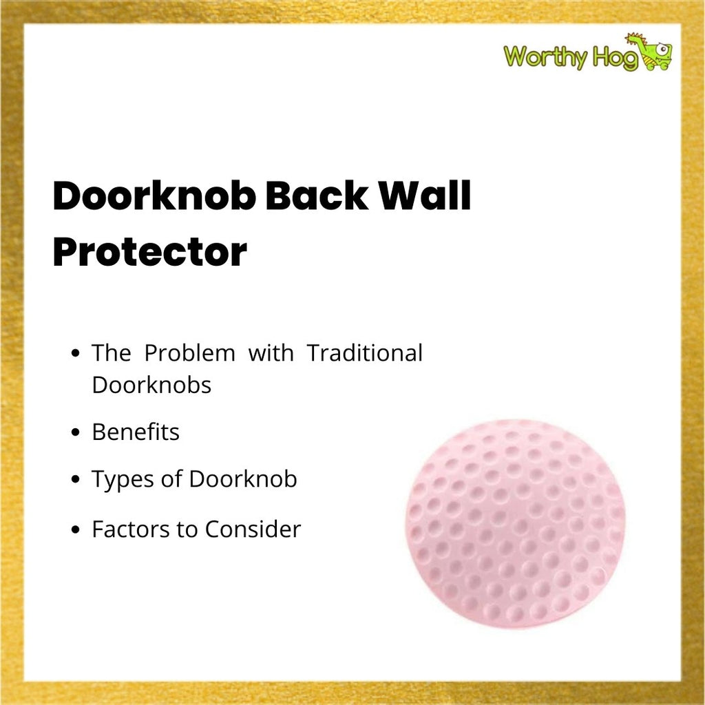 Doorknob Back Wall Protector