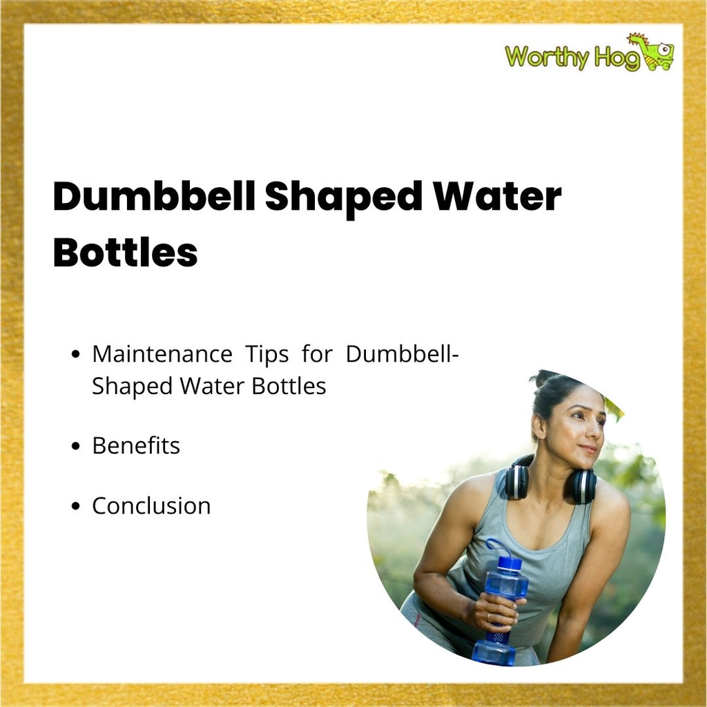 Dumbbell Shaped Water Bottles
