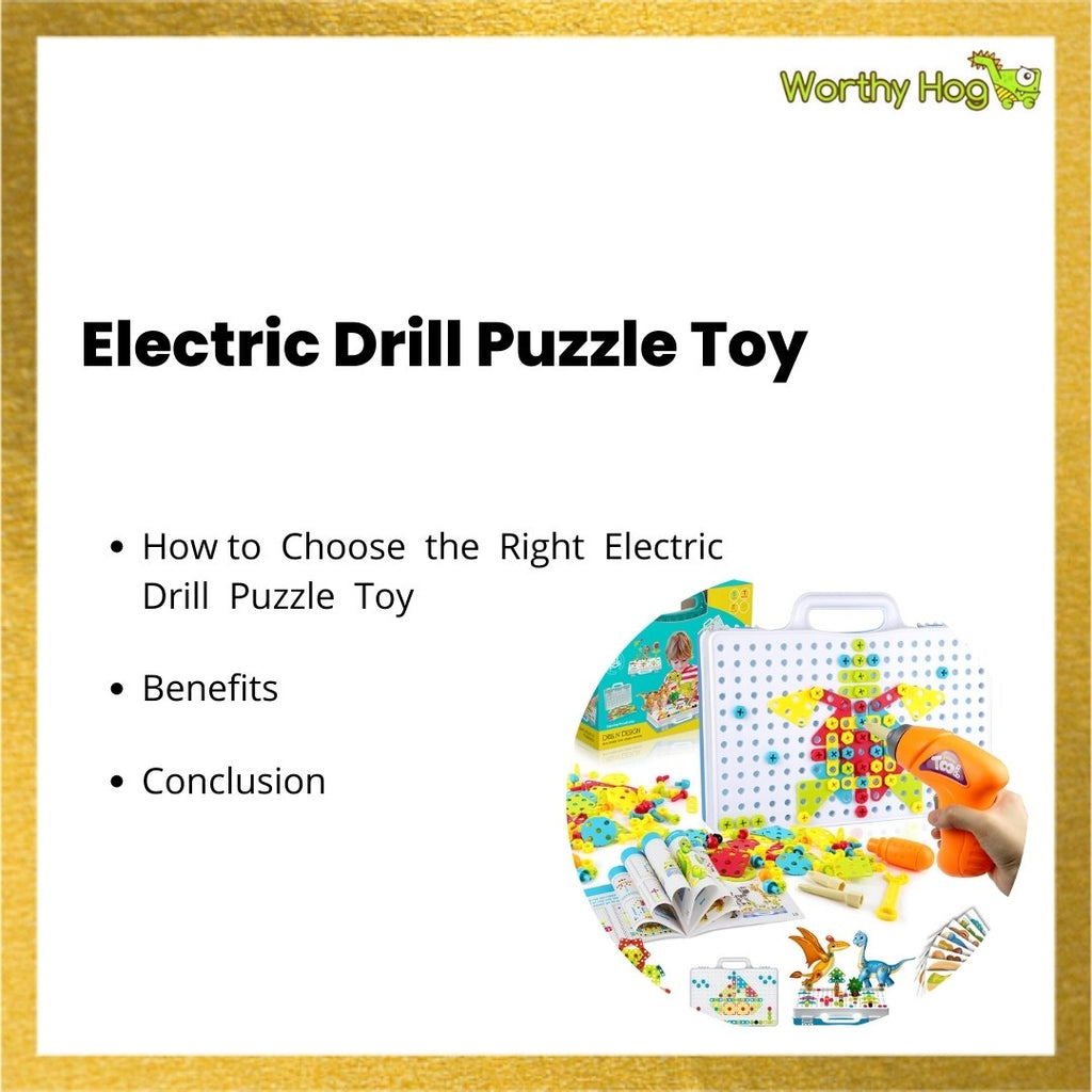 Electric Drill Puzzle Toy
