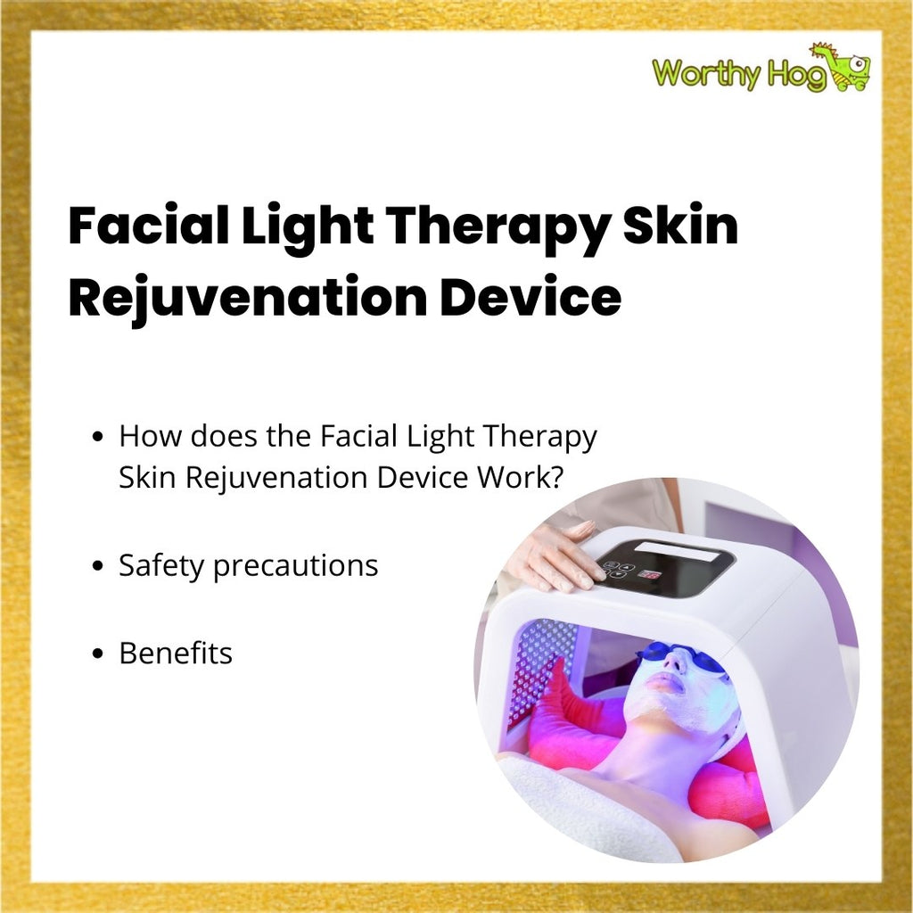 Facial Light Therapy Skin Rejuvenation Device