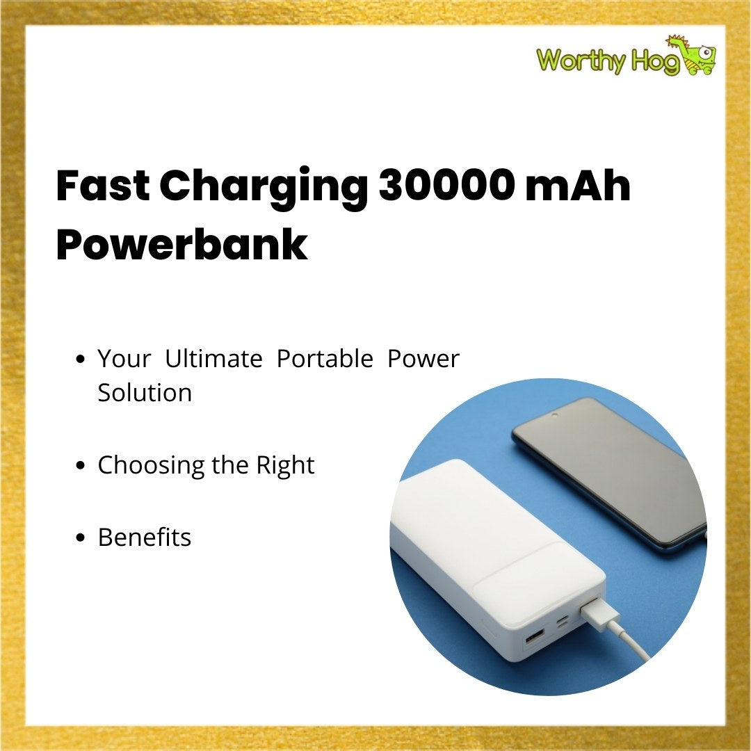 Fast Charging 30000 mAh Powerbank