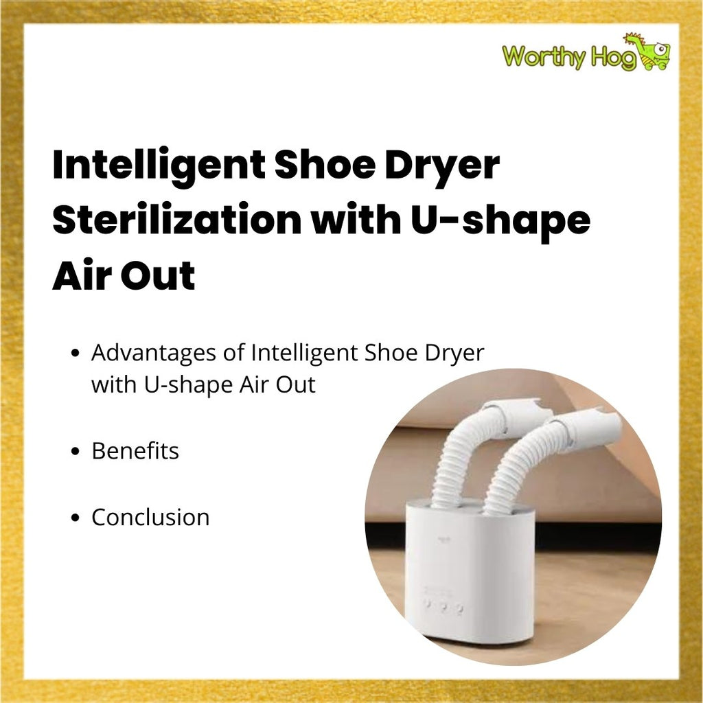 Intelligent Shoe Dryer Sterilization with U-shape Air Out