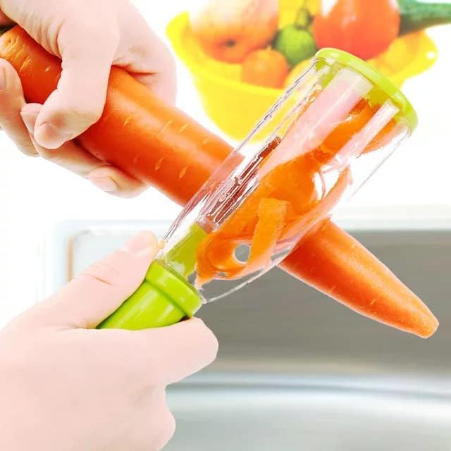 Peeler for vegetables and fruits- Perfect collector of peels