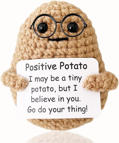Positive Potato With Glasses