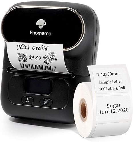 Barcode Label Printer Bluetooth Portable Thermal Printer