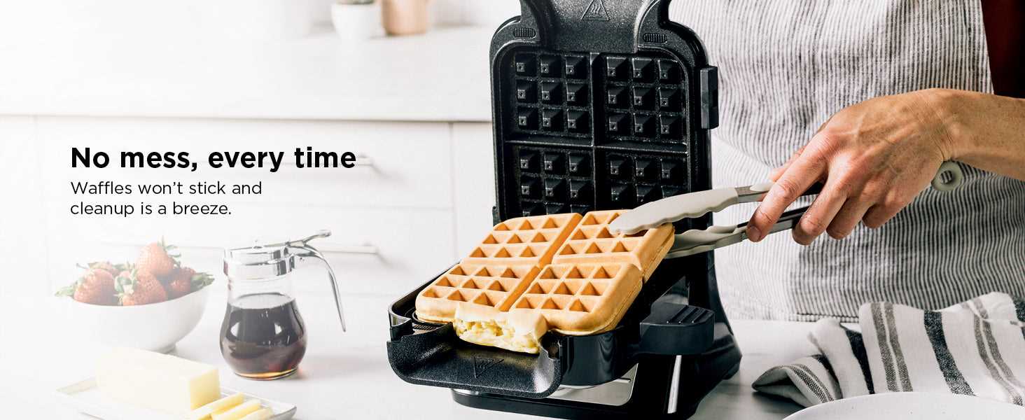 Belgian Waffle Maker with Precision-Pour Cup